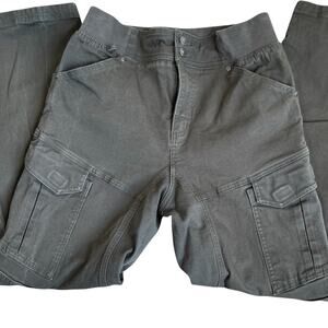 Duluth Trading Co Sz 10R Women's Fire Hose Flex Shift Relaxed Leg Pants in Khaki